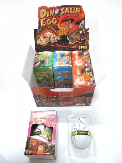 Ei mit wachsendem Dinosaurier 12×8 cm