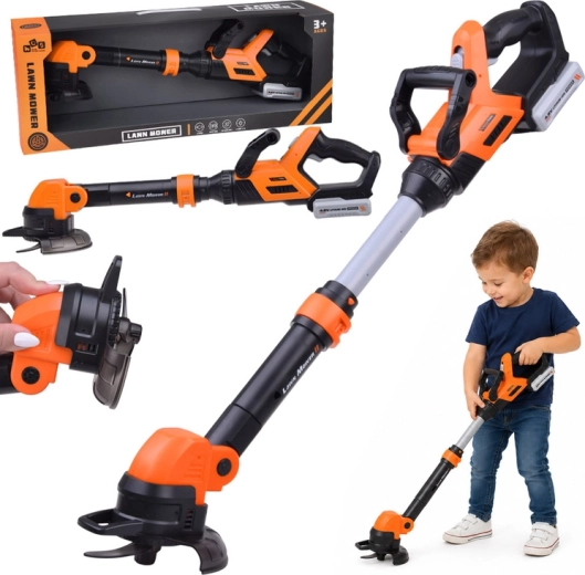 Interaktiver Kinder-Rasentrimmer mit Licht und Sound