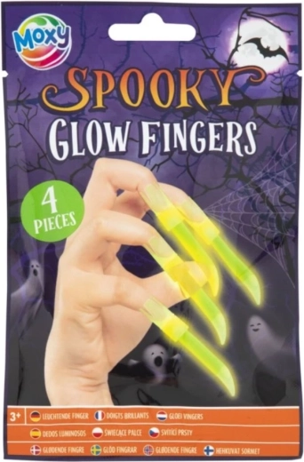 MOXY leuchtende Halloween-Nägel 4 Stück