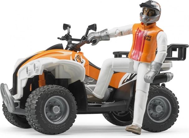 Beweglicher Fahrer mit Helm