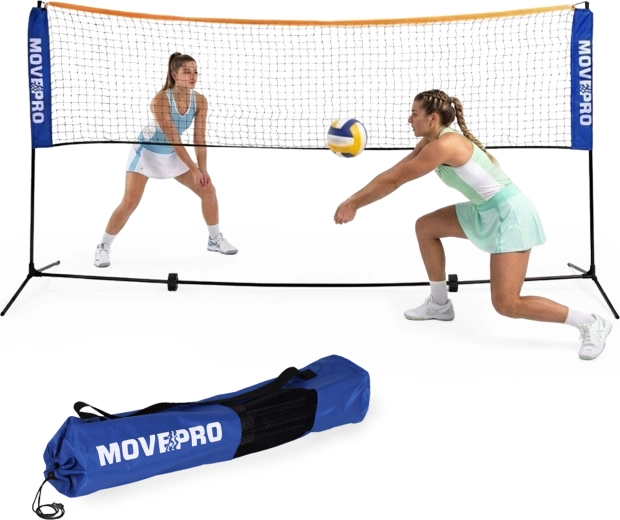 Movepro universelles faltbares Sportnetz 3-in-1 305 d7 140 cm mit Tasche