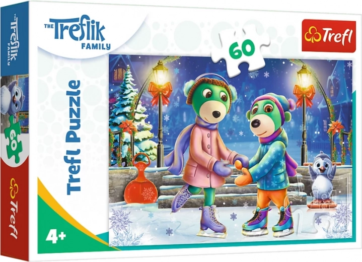 Puzzle 60 Teile Winter bei Treflik