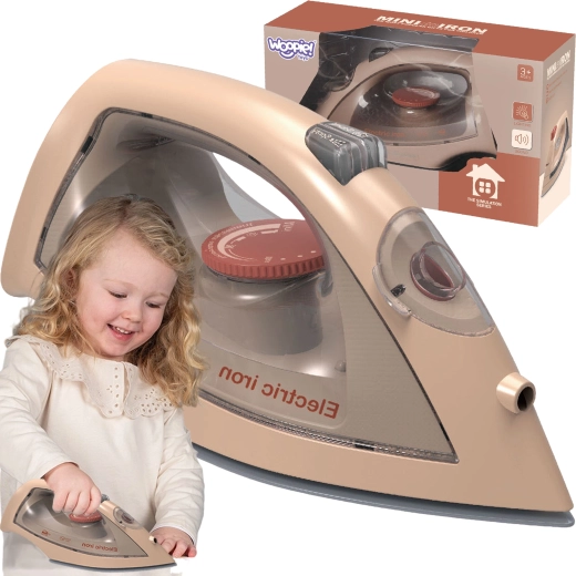 Kinderbügeleisen WOOPIE mit Wassersprühfunktion, Licht und Sound