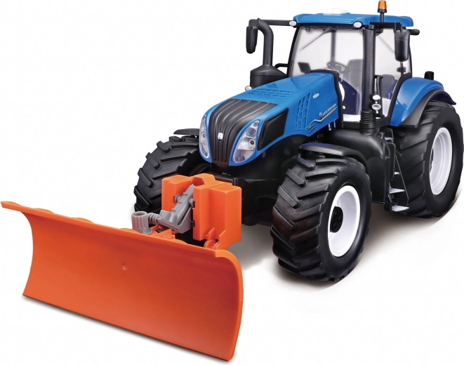 Maisto RC New Holland Traktor mit Schneeschild und Licht 2,4 GHz