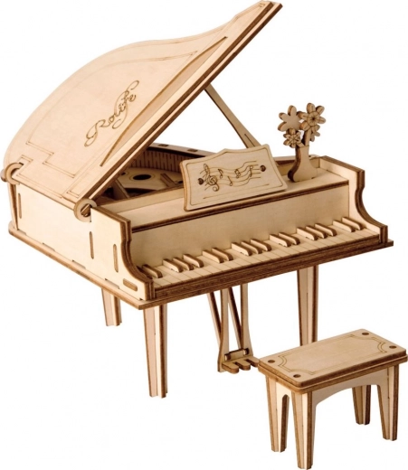 Robotime Rolife 3D Holzpuzzle Klavier 74 Teile