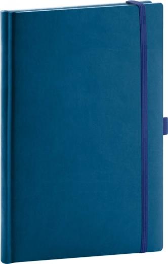 Elegantes Gepunktetes Notizbuch in Blau