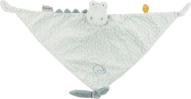 Nattou Schmusetuch Maxi Krokodil Romeo 65 × 40 cm