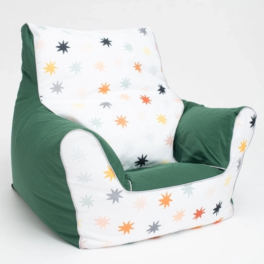 Kindersessel mit Kugelfüllung New Baby, grün