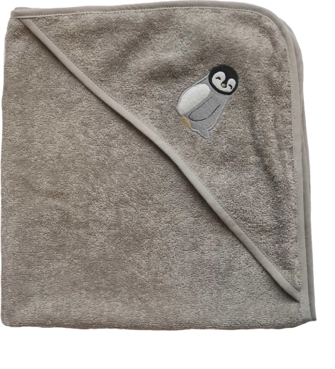 Petú Petú Kinderhandtuch mit Kapuze Pinguin