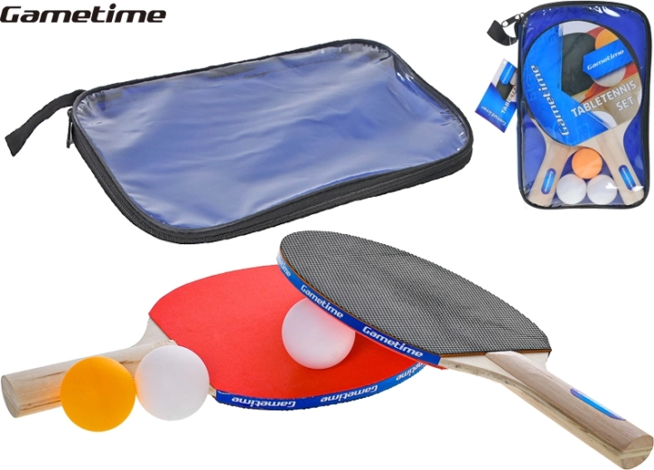 Gametime Tischtennis-Set für Freizeitsportler mit Etui