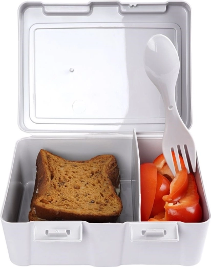 Zwei praktische Fächer für übersichtliches Verpacken