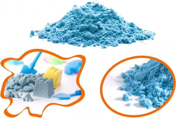 Magischer kinetischer Sand für Kinder 1 kg – Blau