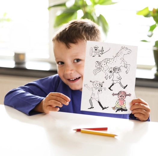 Originalillustrationen aus Pippis Welt