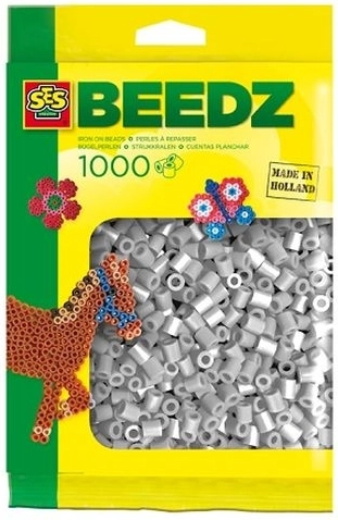 SES Creative Bügelperlen 1000 Stk. – Grau