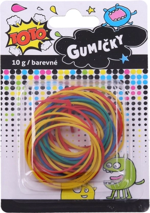 Bunte Gummibänder 10 g