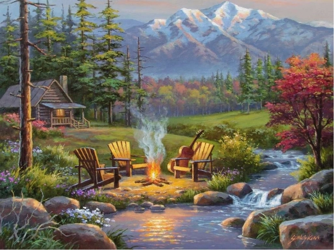 RAVENSBURGER Puzzle Königreich am Fluss XL 750 Teile