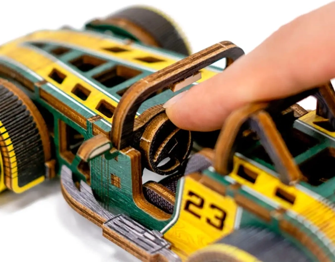 Lenkbare Vorderräder für bessere Kontrolle