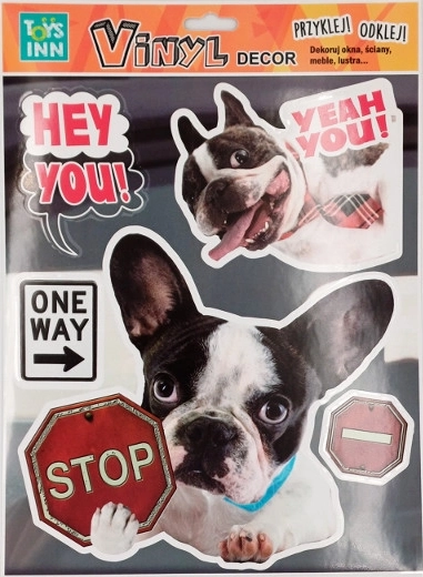 Vinyl-Aufkleber Hund Stopp