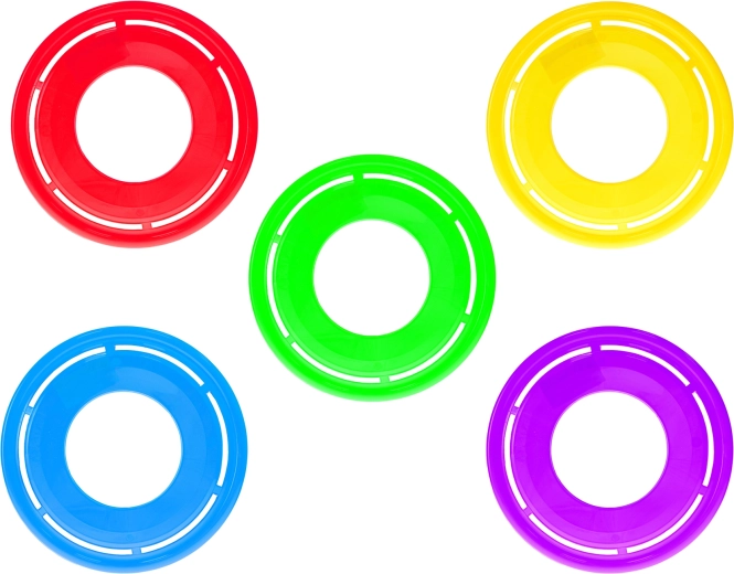 Fünf kräftige Farben