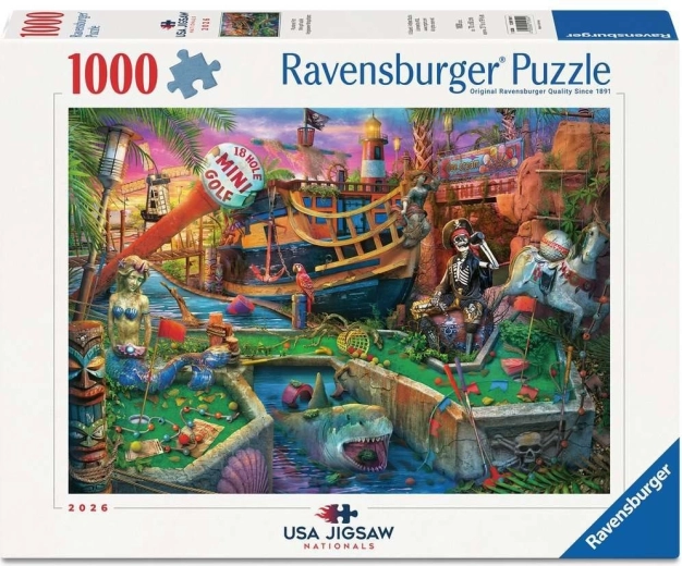 Ravensburger Puzzle USA Jigsaw Nationals: Piraten-Minigolf 1000 Teile