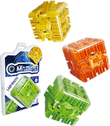 Knobelwürfel Maze Cube Labyrinth