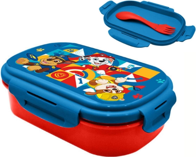 Pausenbox PAW PATROL mit Besteckset