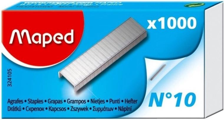 Heftklammern für Hefter MAPED Nr. 10, 1000 Stk.
