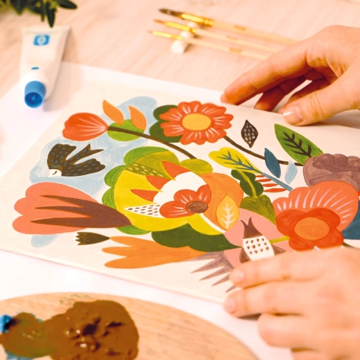 Einfaches und spaßiges Malen nach Vorlagen