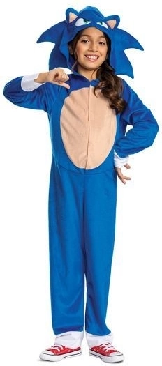 Sonic-Kostüm für Kinder 7-8 Jahre