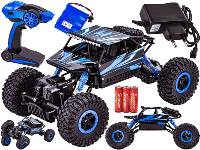 RC-Auto Rock Crawler 2,4 GHz 1:18 blau