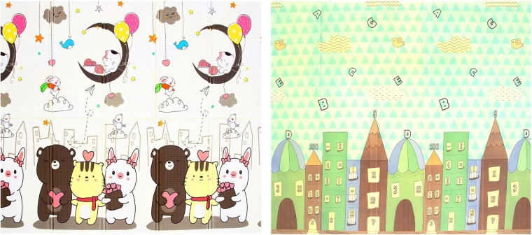 Beidseitige Spielmotive für Lernen und Spaß