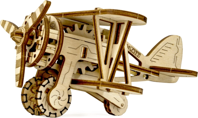 Holz-3D-Puzzle Doppeldecker
