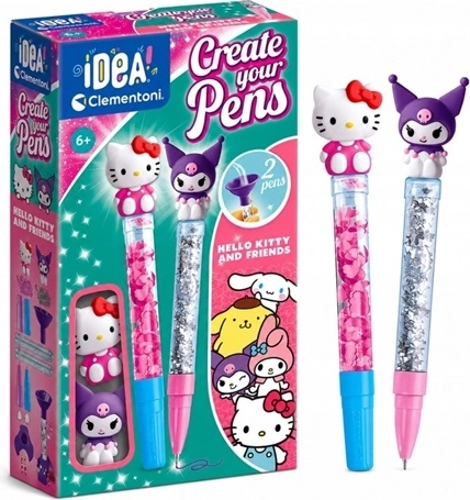 Clementoni Idea Mini Fabrik für Kugelschreiber Hello Kitty und Freunde