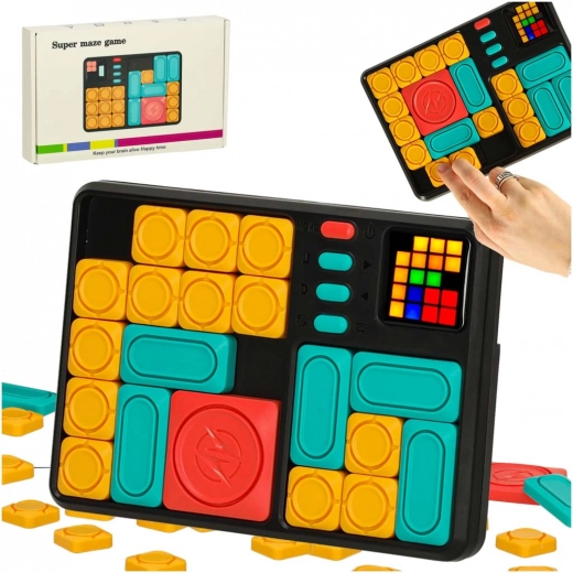 Elektronisches logisches Schiebespiel mit magnetischen Teilen – 500 Level