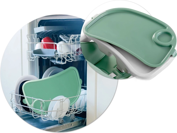 Einfache Pflege dank abnehmbarem Tablett