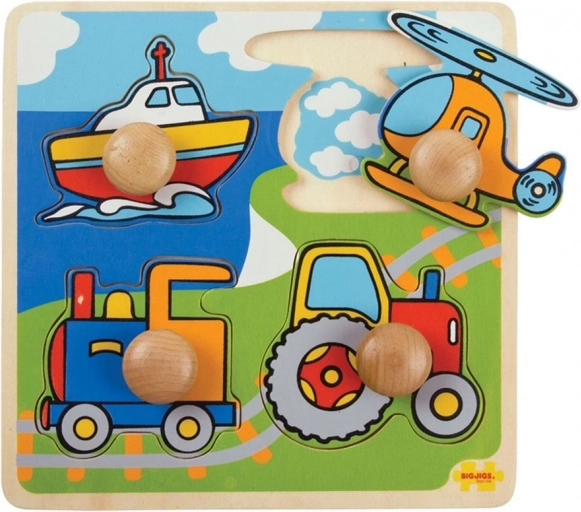 Einlegepuzzle Verkehr