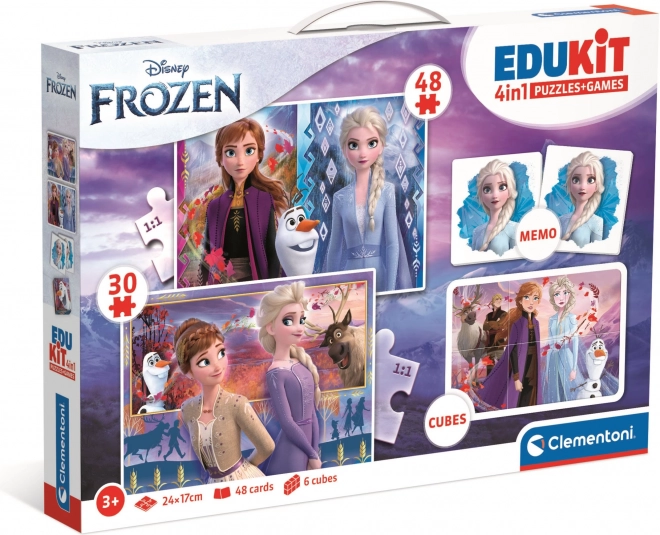 Spieleset Frozen 4in1 CLEMENTONI