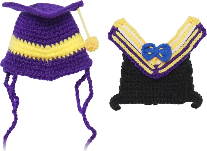 Gestricktes Studenten-Kostüm für den Roboter LOONA Premium