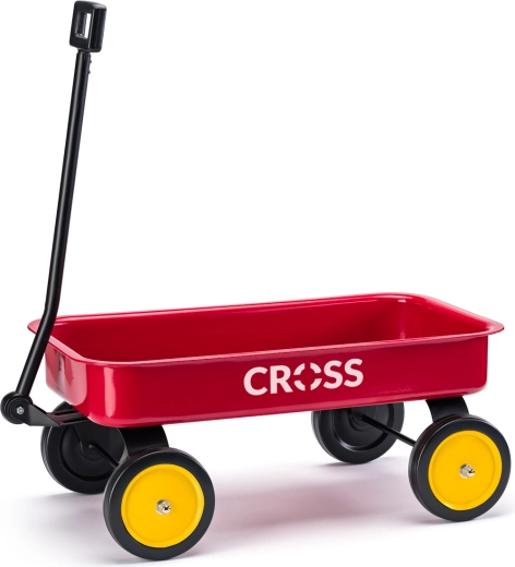 Metall-Bollerwagen Cross zum Ziehen für Kinder