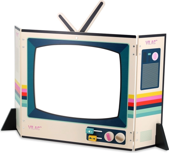 Retro-Fernseher als Kindertheater