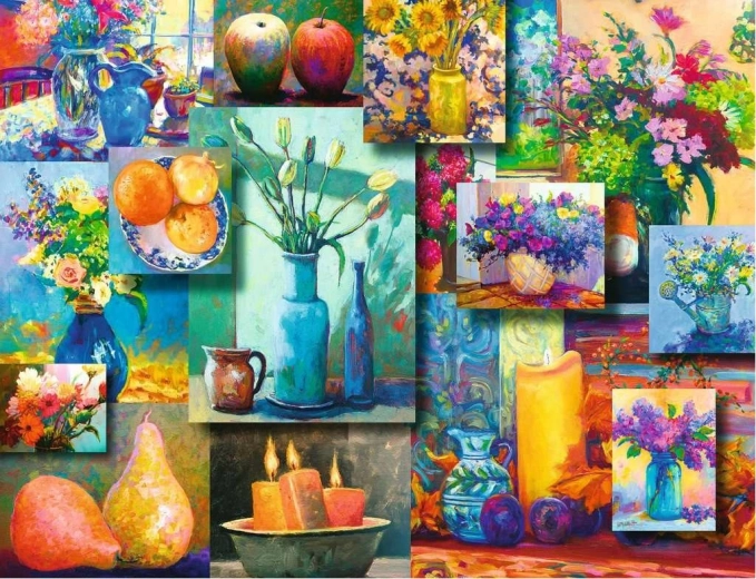 Ravensburger Puzzle Stillleben mit Schönheit 2000 Teile