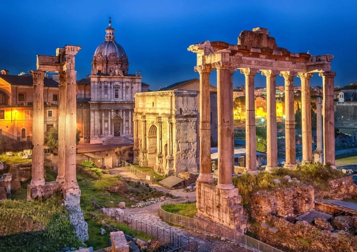 Malen nach Zahlen Forum Romanum 40 × 50 cm