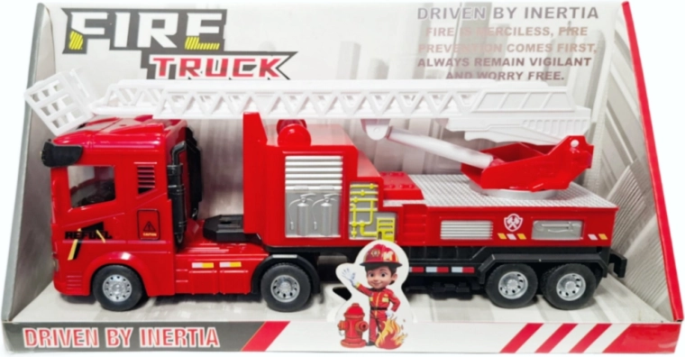 Feuerwehrauto mit drehbarer, ausziehbarer Leiter