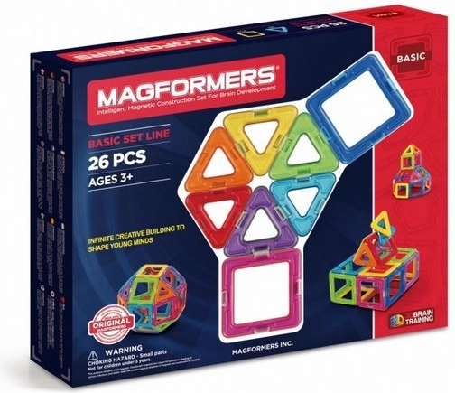 Magnetische Baukästen Grundset 26 Teile