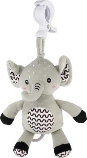 Praktischer Clip für Kinderwagen und Kinderbett