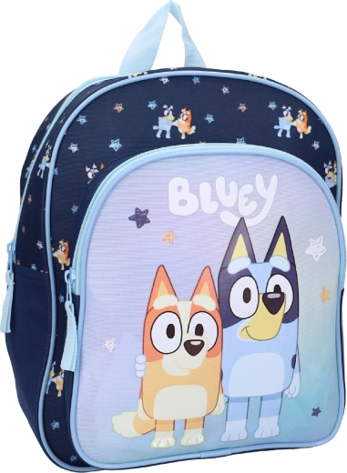 Kinder-Rucksack Bluey Smoochy Kiss dunkelblau 30 cm