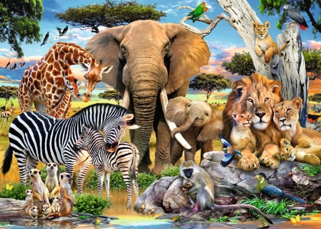 RAVENSBURGER Puzzle Mutterliebe XXL 500 Teile