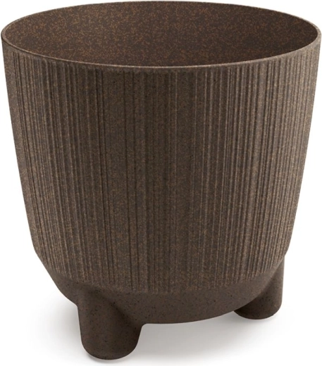 Blumentopf Ryfo Eco Wood 19,5 cm – Kaffee