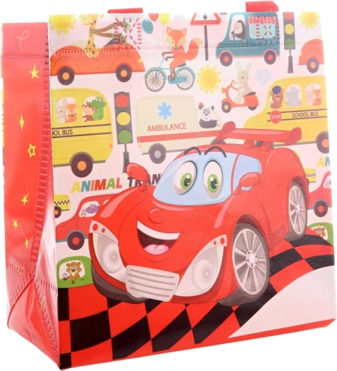 Buntes Kindermotiv mit Autos