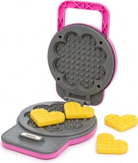 Waffeleisen mit Licht, Sound und Farbwechsel der Waffeln